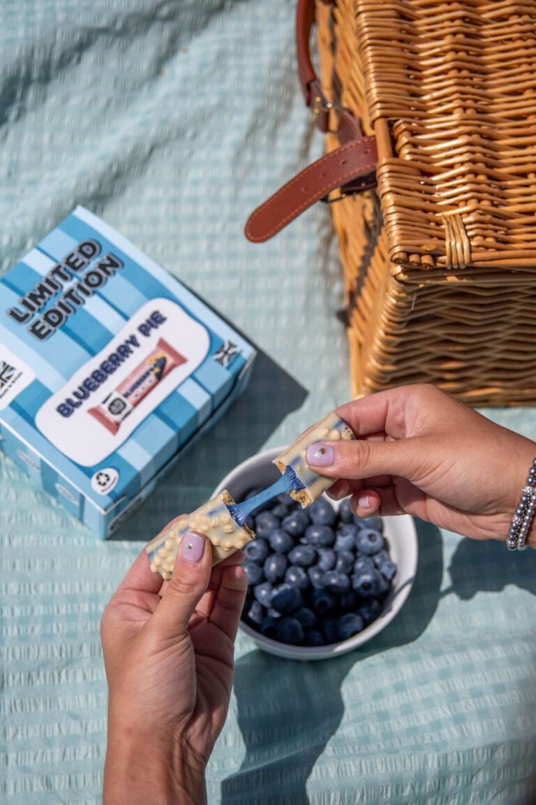 yubi bar summer protein bar blueberry pie flavour